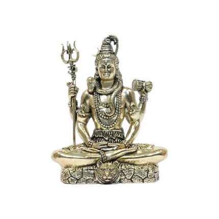 Brass Lord Shiva Statue 3 Inch Height Idol | Deity Idol Exclusive Collection