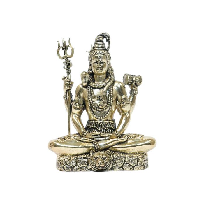 Brass Lord Shiva Statue 3 Inch Height Idol | Deity Idol Exclusive Collection - Image 1