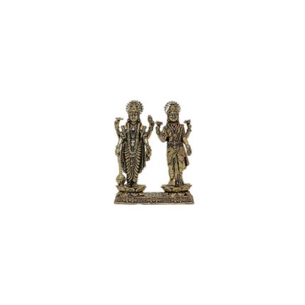 Brass vishnu Lakshmi standing statue For Handicraft 2.2″ Inch Idol | Deity Idol Exclusive Collection