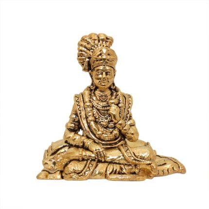 Brass Shree Shajanand Swami Brass Murti for Home Temple Statue 2.8″ Inch Height Idol | Deity Idol Exclusive Collection