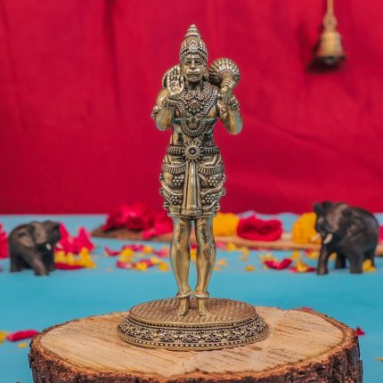 King of Salangpur Brass Hanuman Murti 6″Height Idol | Deity Idol Exclusive Collection