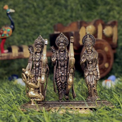 Brass Ram Darbar Idol 5.8″ Inch Height Idol | Deity Idol Exclusive Collection