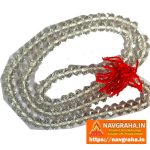Clear Quartz Mala (Natural Crystal Prayer Beads for Meditation)