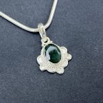 Emerald Silver Pendant | Approx 3.5 Carat | Certified 925 sterling silver jewellery- Navgraha.in - Image 3