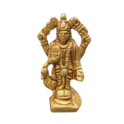 Brass Kartikeya Statue for Décor Home 2.7″ Inch Idol | Deity Idol Exclusive Collection