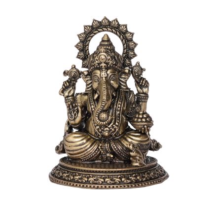 Ganesh Idol made from Brass 3.8 inch – Fine Finished Idol | Deity Idol Exclusive Collection