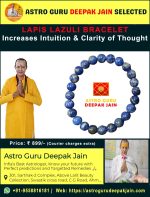Royal Wisdom: Lapis Lazuli Bracelet – Inner Truth & Spiritual Awakening – Navgraha.in - Image 2