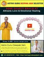 Radiant Love Rose Quartz Bracelet – Heart Healing & Compassion Stone Jewelry – Navgraha.in - Image 2