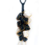 Selenite Tourmaline Wall Hanging | Energy Shield & Space Purification – Navgraha.in