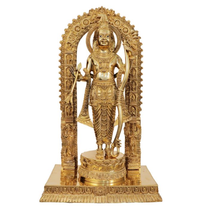 Ram Lalla Statue Panchdhatu Murti 18.5 Inch Idol | Deity Idol Exclusive Collection - Image 1