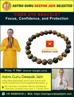 Courageous Spirit Tiger Eye Bracelet – Confidence, Focus & Protection Jewelry – Navgraha.in - Image 2