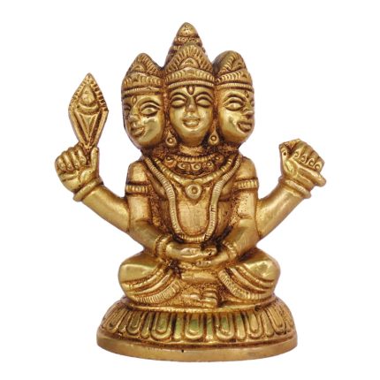 Brahma God Idol Brass | Authentic Ganesha Idol for Wisdom & Success