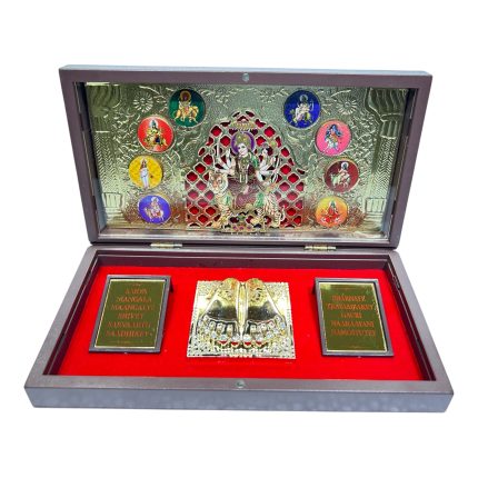 Nava Durga Padam Box - Ambaji Mere Humsafar Corporate Gift 8 x 4 inch | Premium Corporate Gift for Divine Blessings