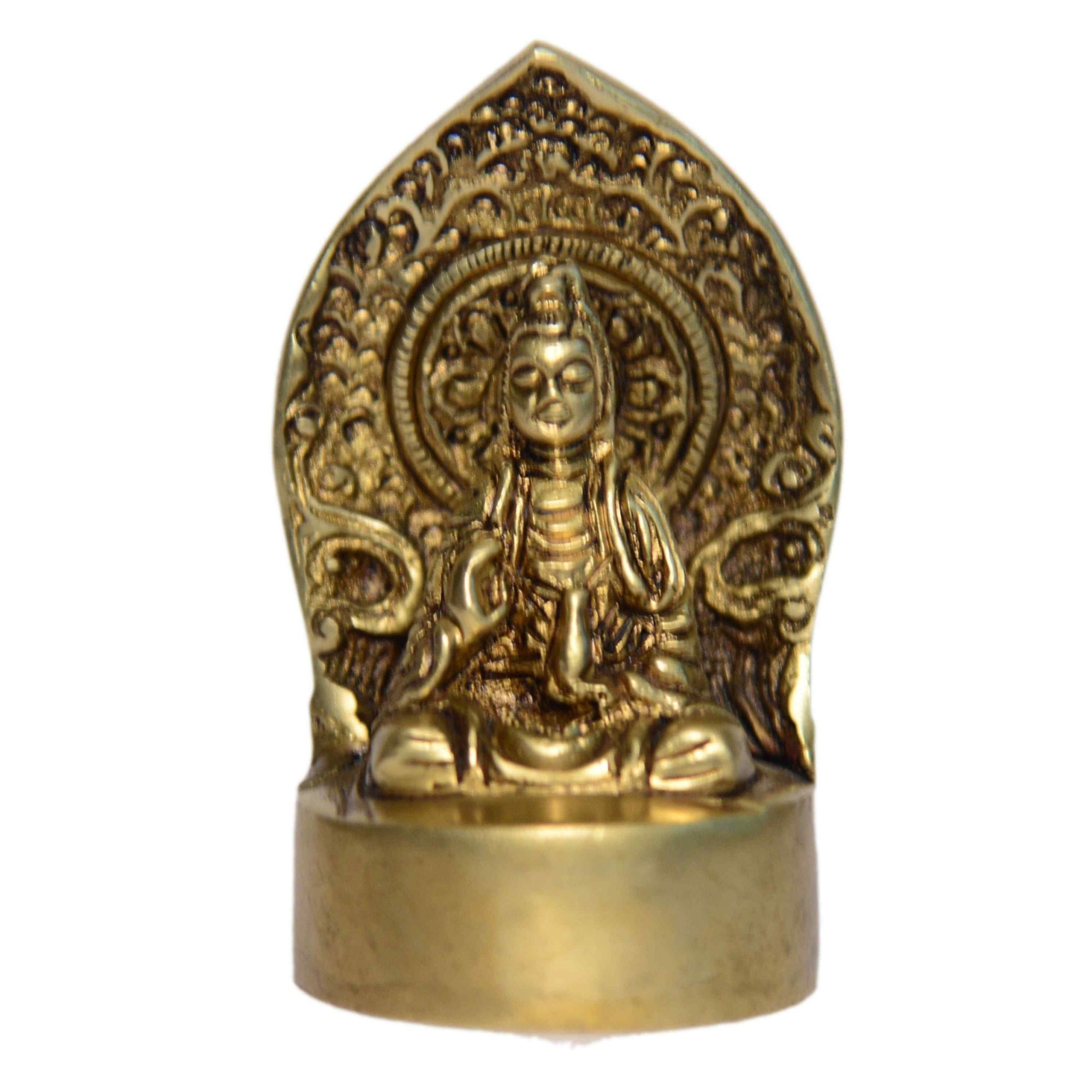 BH00976-2-1.jpg Buddha Sitting Brass – Premium Brass Deity Idol for Home & Temple - Image 1