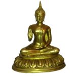 Buddha God Brass &ndash; Premium Brass Deity Idol for Home & Temple