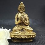 Brass Small Buddha – Premium Brass Deity Idol for Home & Temple