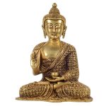 Buddha Idol Brass &ndash; Handcrafted for Pooja Room & Spiritual D&eacute;cor