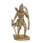 Brass Parashurama Idol Murti for Home Temple Collectible | Parashurama Avatar for Justice & Dharma Protection