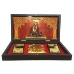 Mahaperiyava Golden Padam Box Corporate Gift | Premium Corporate Gift for Divine Blessings
