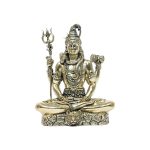 Brass Lord Shiva Statue For Collectible Handicraft 1.9 Inch Height | Lord Shiva for Transformation & Cosmic Consciousness