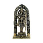 Brass Ram Statue 5.9 Inch Height &ndash; Premium Brass Deity Idol for Home & Temple