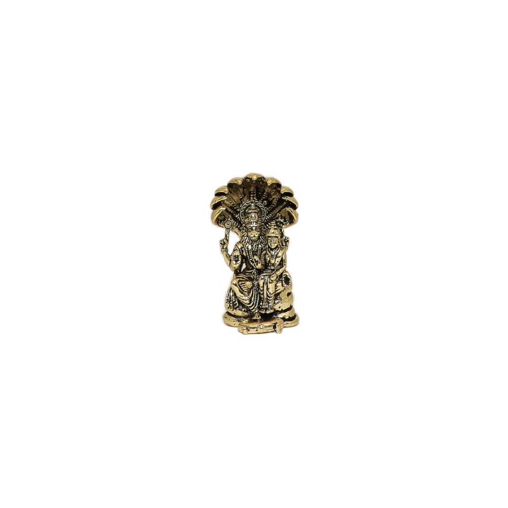bh10476_1-1.jpg Brass Narsimha For Collectible Handicraft 1.5″ Inch | Authentic Hindu Deity for Divine Blessings & Protection - Image 1