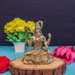 Brass Shiv Statue 3.8&Prime; Inch &ndash; Premium Brass Deity Idol for Home & Temple