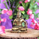 Brass Shiv Idol &ndash; 2.7 Inch | 110 g &ndash; Handcrafted for Pooja Room & Spiritual D&eacute;cor
