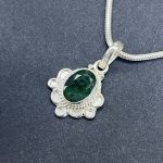 Emerald Silver Pendant | Approx 3.5 Carat | Certified 925 sterling silver jewellery | Natural Emerald for Wisdom & Healing - Image 4