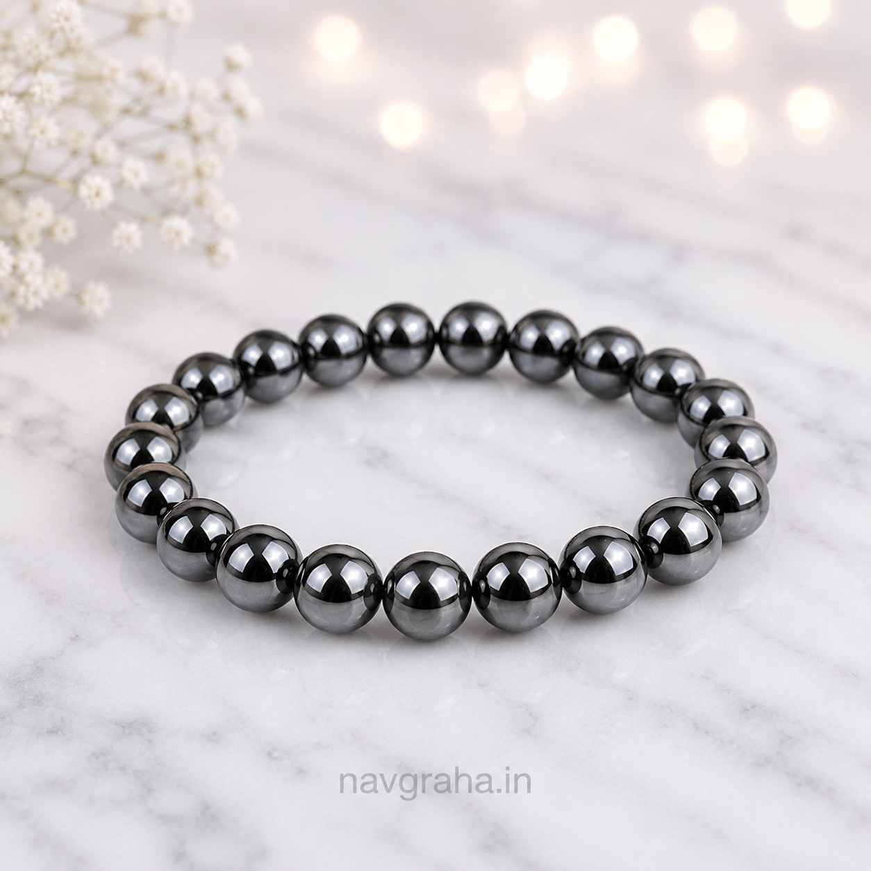 0079e986-ad13-49aa-8027-94efa7817081 Magnetic Bracelet for Aura Stabilization & Energy Protection, 10mm - Image 1
