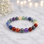 7 Chakra Crystal Bracelet for Complete Spiritual Balance & Harmony, 8mm