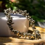 Raw Pyrite Bracelet for Money Attraction & Wealth Magnetism