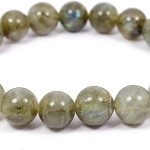 Labradorite Bracelet for Intuition & Inner Wisdom, 8mm