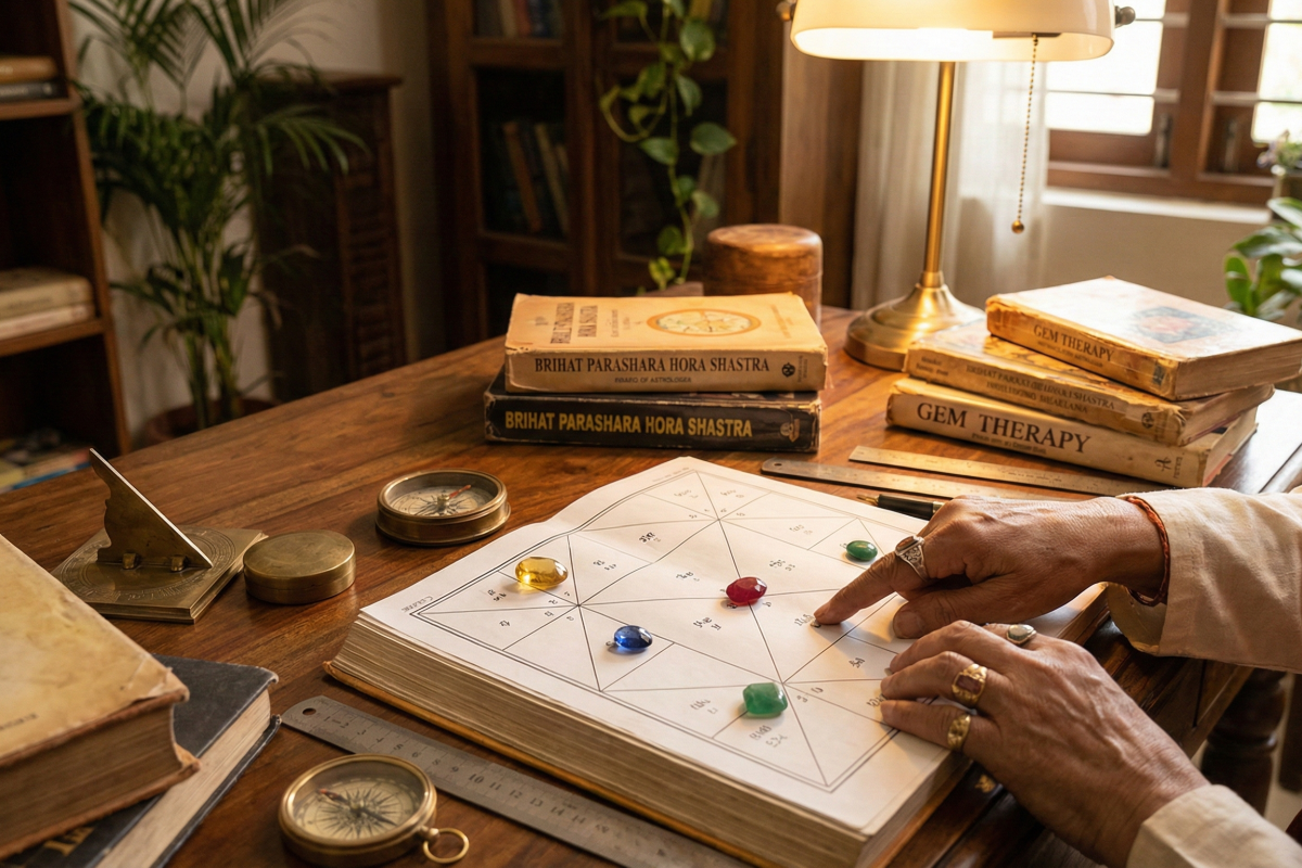 Birth Chart Analysis for Personalized Gemstone Selection
