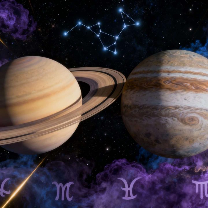 Saturn Jupiter Transit March 2025 - Historic Planetary Alignment