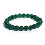 Green Jade Bracelet for Luck, Prosperity & Abundance, 8mm