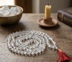 Sphatik Mala / Clear Crystal Mala 108 Beads – Clarity, Healing & Energy Balancing