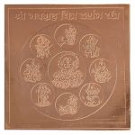 Navgraha Chitra Darshan Yantra Copper | Authentic Spiritual Accessory