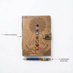 Divine 7 Chakra Manifestation Combo: Crystal-Embedded Book + Chakra Pen (Bestseller - Manifest Your Wishes & Dreams) - Image 3
