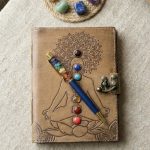 Divine 7 Chakra Manifestation Combo: Crystal-Embedded Book + Chakra Pen (Bestseller - Manifest Your Wishes & Dreams) - Image 2