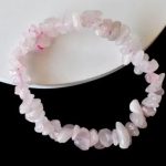Raw Rose Quartz Bracelet for Unconditional Love & Self-Compassion