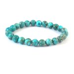 South African Turquoise Bracelet for Emotional Healing & Calmness, 8mm