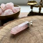 rose quartz pendant