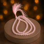 Rose Quartz Maala | 108 Beads | 6mm | Japa Mala for Love, Compassion & Emotional Healing | Navgraha.In