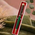 Pyrite Crystal Pen | Fool's Gold Gemstone Pen for Wealth Manifestation & Confident Signing | Navgraha.In