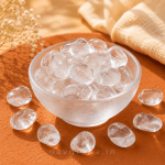 Clear Crystal Quartz Tumble Stones | 100 Grams | The Master Healer for Spiritual Growth, Clarity & Amplification | Navgraha.In