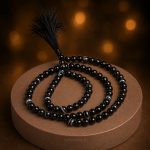 Sulemani Akik Maala | 108 Beads | 6mm | Black Agate Japa Mala for Protection, Strength & Inner Stability | Navgraha.In