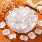 Selenite Tumble Stones | 100 Grams | Self-Cleansing Crystal for Aura Purification, Divine Light & Crown Chakra | Navgraha.In