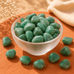 Green Aventurine Tumble Stones | 100 Grams | The Luckiest Crystal for Health, Healing & Abundant Opportunities | Navgraha.In