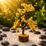 Citrine Crystal Tree | 300 Beads | Natural Citrine Gemstone Tree for Abundance, Vastu & Feng Shui | Navgraha.In